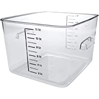 Rubbermaid Commercial Products FG631200 CLR - Pack de 6 contenedores de almacenamiento- 11.4 l